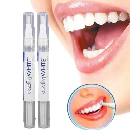 SonrisaFlash™ Sonrisa más blanca en solo minutos con nuestro Lápiz Blanqueador 2x1