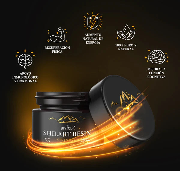 Shilajit Resin del Himalaya Energía pura y vitalidad natural, directo de las alturas