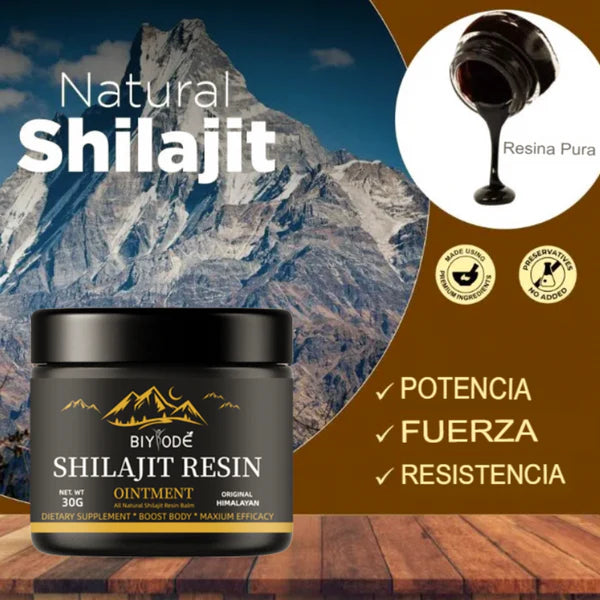 Shilajit Resin del Himalaya Energía pura y vitalidad natural, directo de las alturas