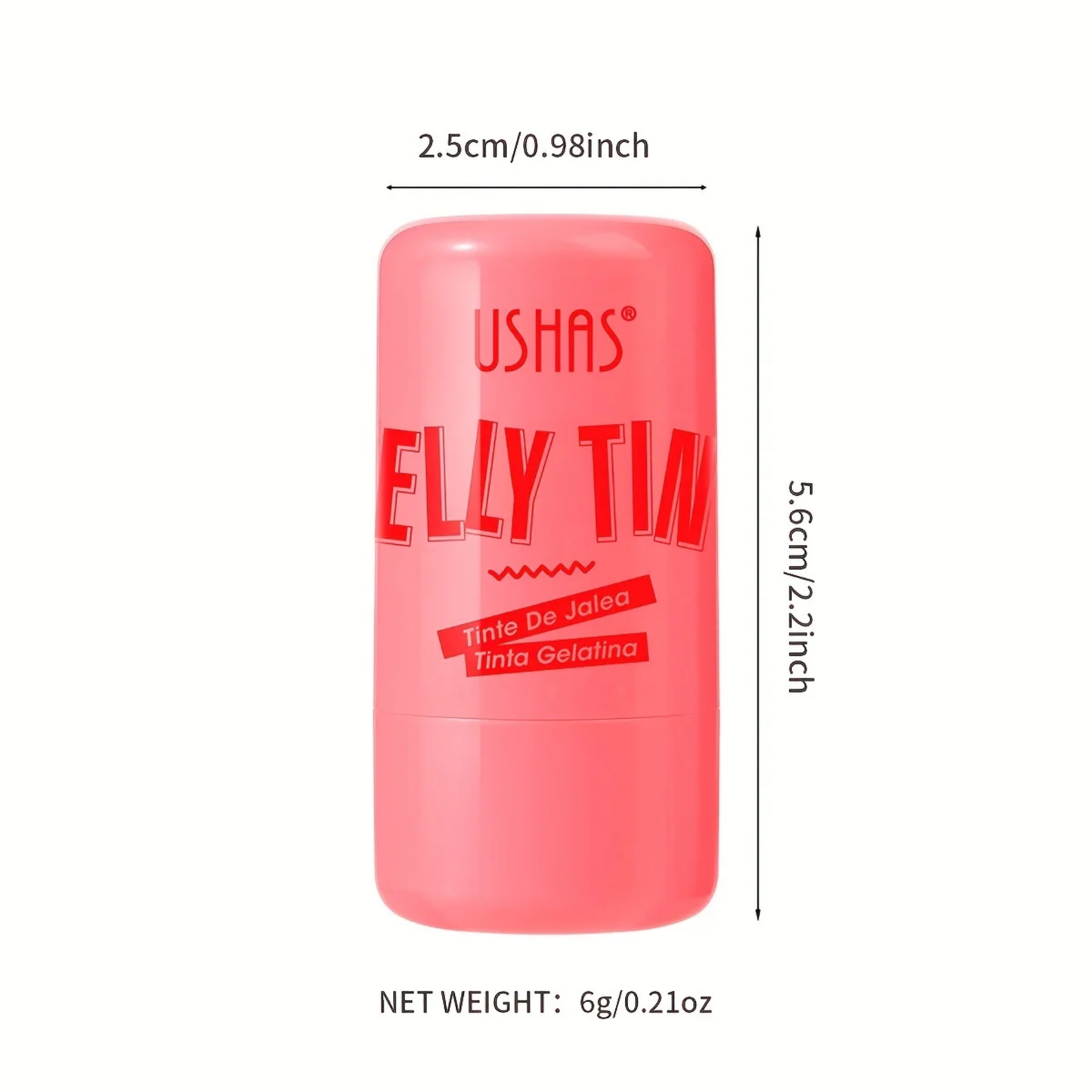 Jelly Tint™ Rubor y Labial en Gelatina para un Look Natural y Radiante (Pack x4)