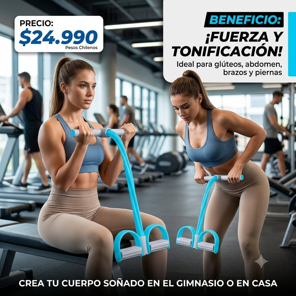 Bandas Elasticas Resistencia Con Pedal