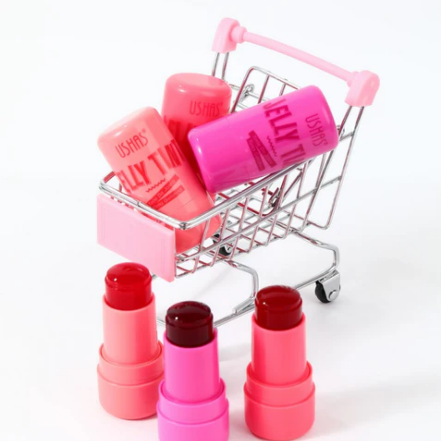 Jelly Tint™ Rubor y Labial en Gelatina para un Look Natural y Radiante (Pack x4)