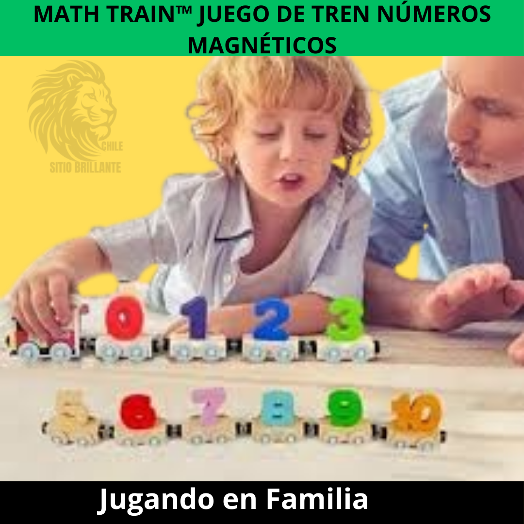 MACH TRAIN™ Juego de Tren Números Magneticos