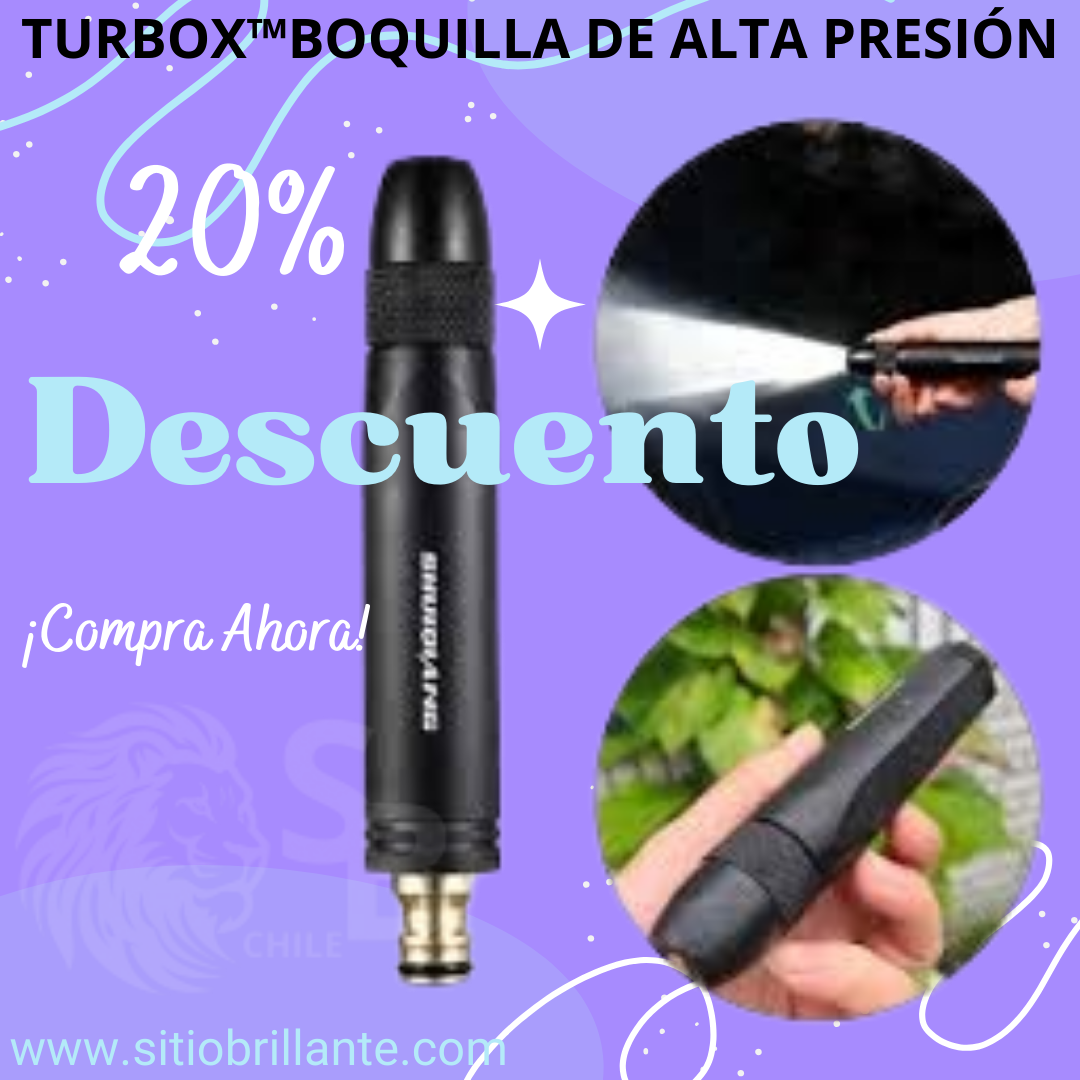 TURBOX™ Boquilla de Alta Presión