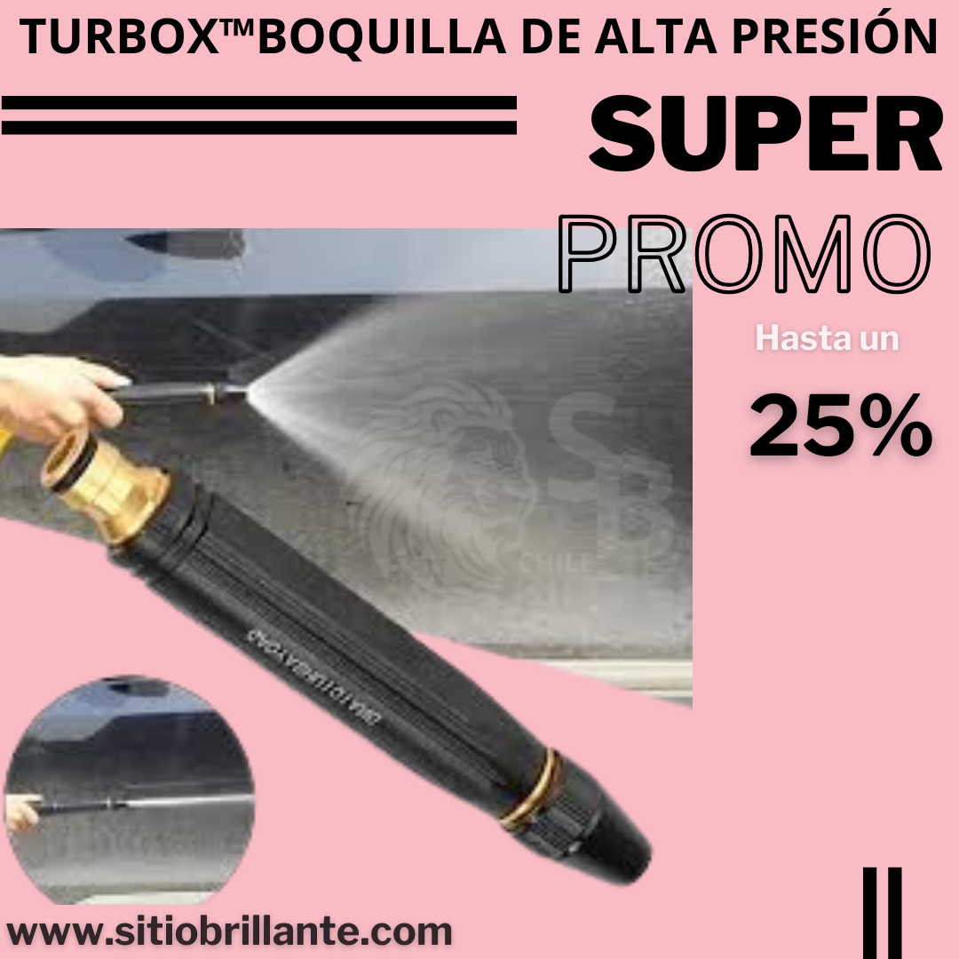 TURBOX™ Boquilla de Alta Presión