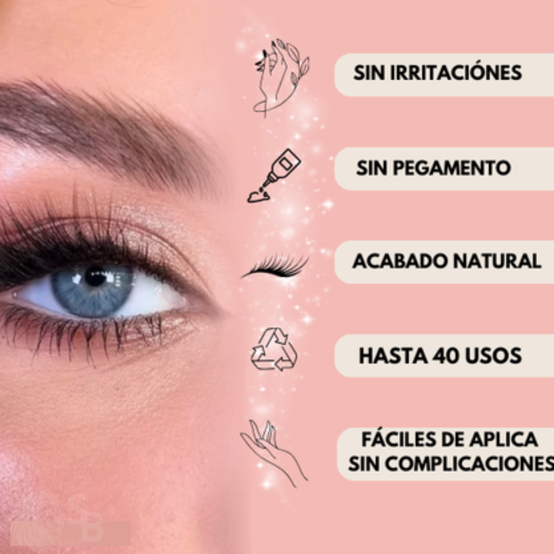 PESTAÑAS MAGNETICAS REUTILIZABLES