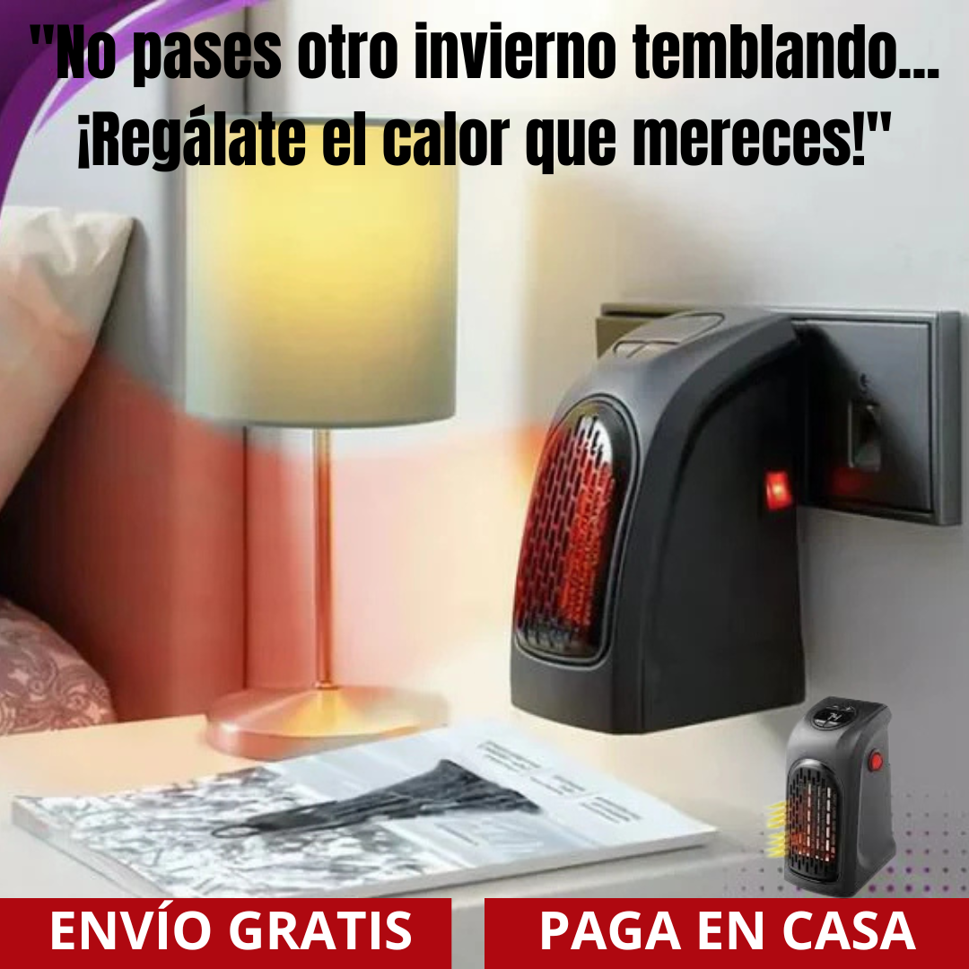 Mini Calefactor Adaptador Incluido
