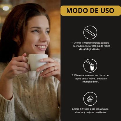 Shilajit del Himalaya™ Energía y Vitalidad en su Forma Más Pura