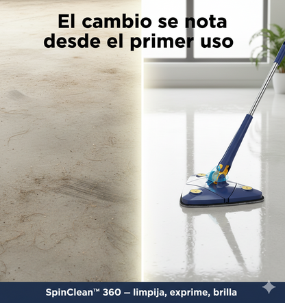 SpinClean™ 360 – Limpieza sin esfuerzo. Resultados que se notan.