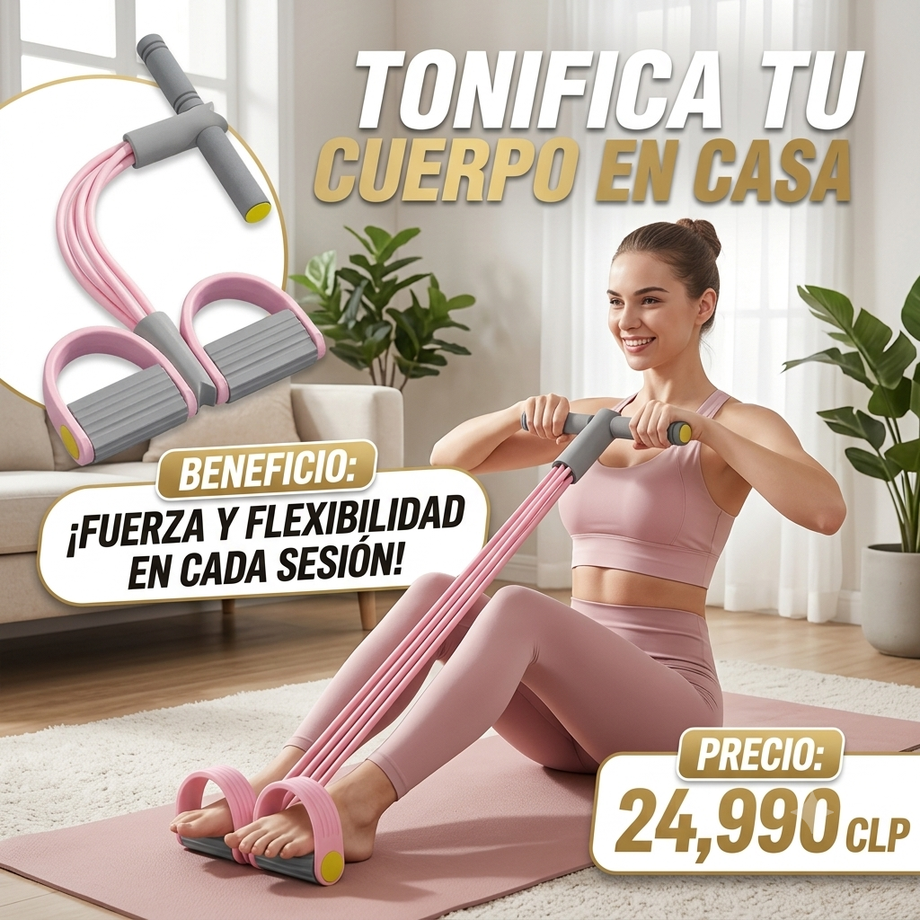 Bandas Elasticas Resistencia Con Pedal
