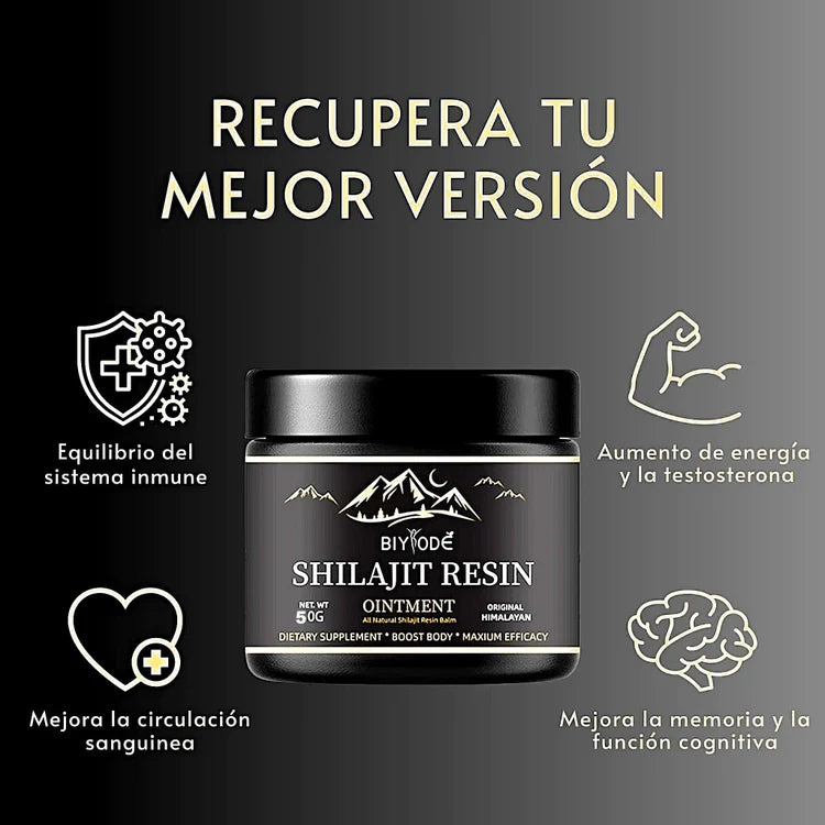 Shilajit Resin del Himalaya  Energía pura y vitalidad natural, directo de las alturas