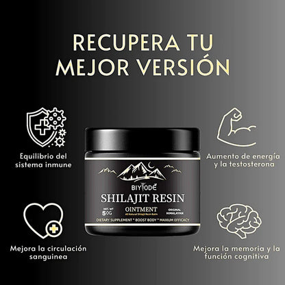 Shilajit Resin del Himalaya  Energía pura y vitalidad natural, directo de las alturas