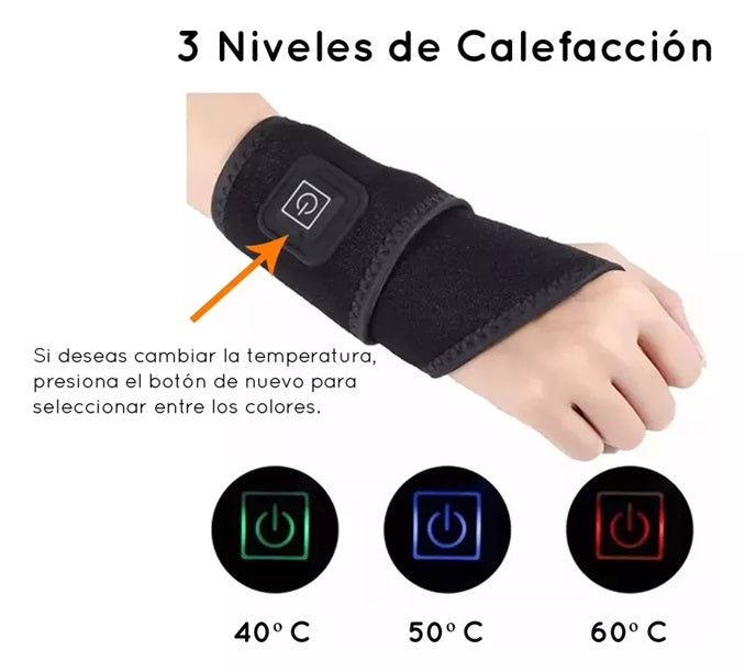 Muñequera Térmica  Alivio inmediato para tu muñeca desde la 1.ª puesta