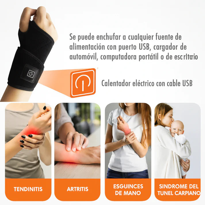 Muñequera Térmica  Alivio inmediato para tu muñeca desde la 1.ª puesta