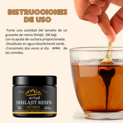 Shilajit Resin del Himalaya  Energía pura y vitalidad natural, directo de las alturas