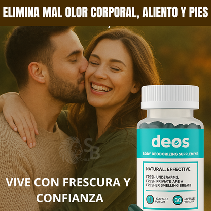 Deos™ Frescura total desde el interior, sin químicos y sin esfuerzo.