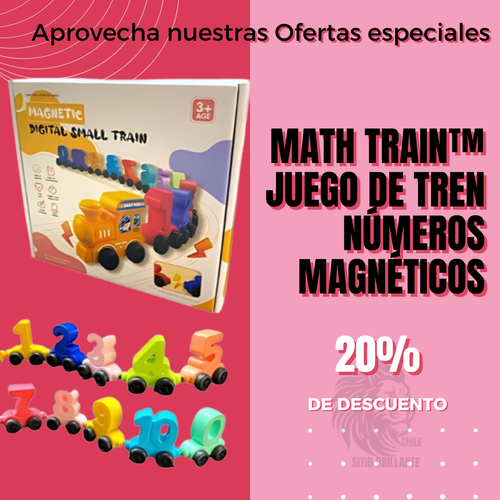 MACH TRAIN™ Juego de Tren Números Magneticos