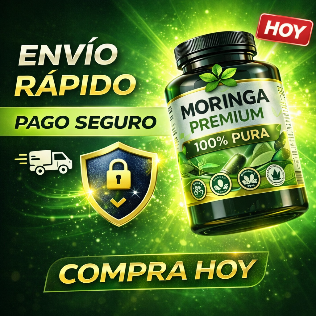 MORINGA PREMIUM 100% PURA – 60 CÁPSULAS