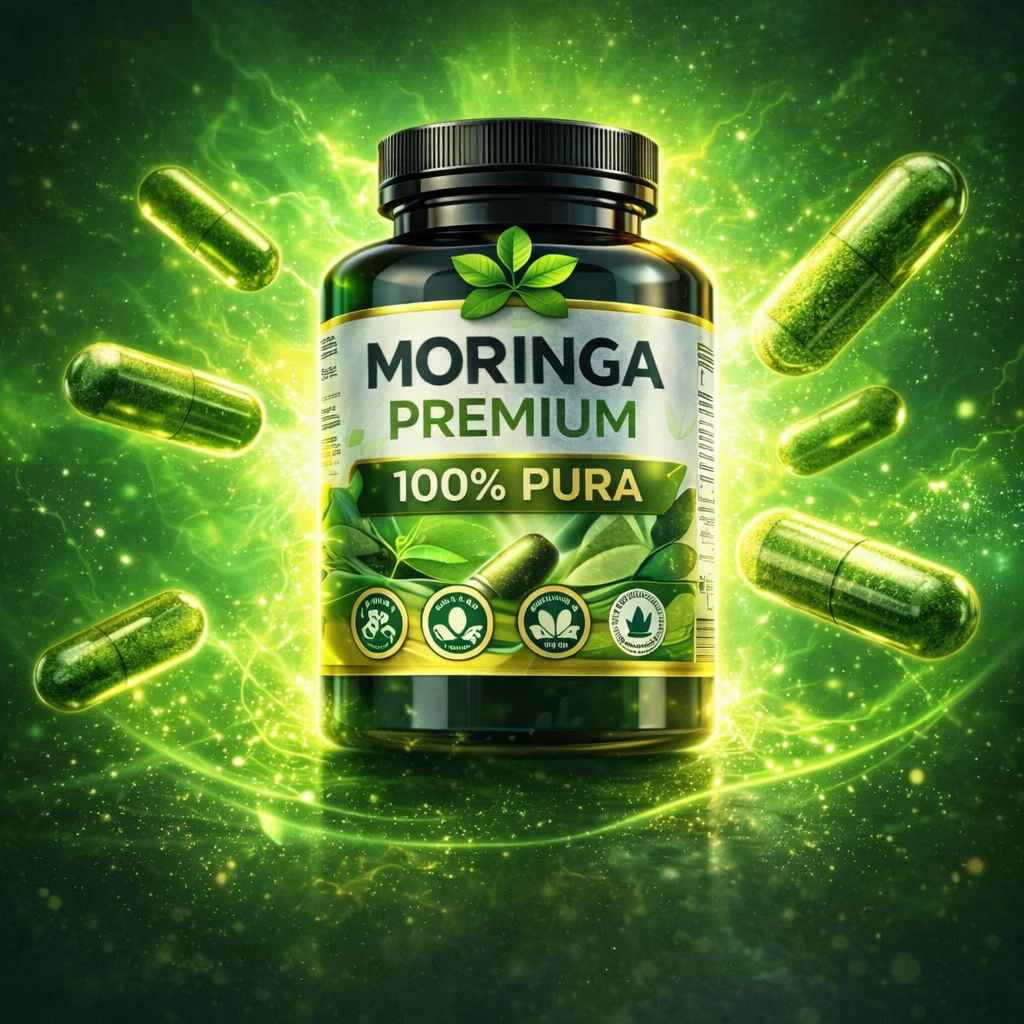 MORINGA PREMIUM 100% PURA – 60 CÁPSULAS