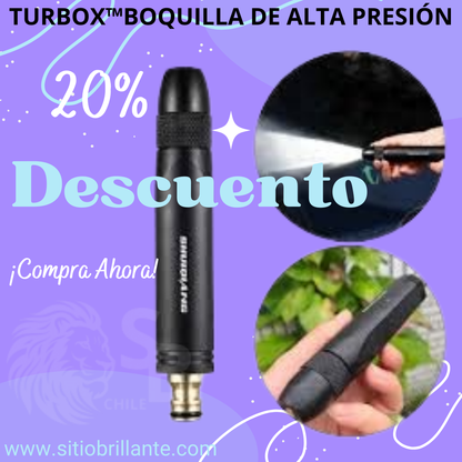 TURBOX™ Boquilla de Alta Presión