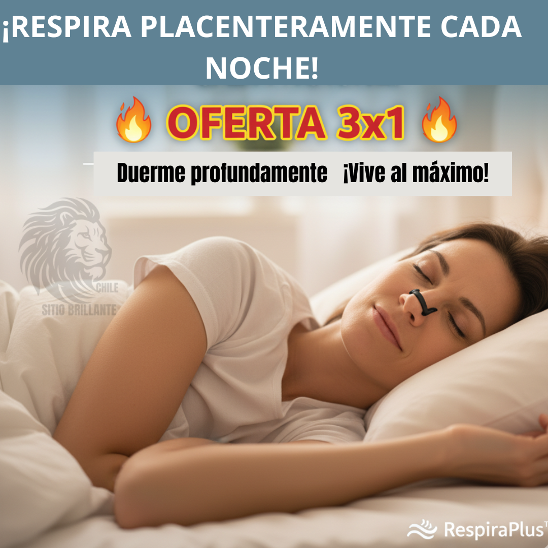 RespiraPlus™ Respira mejor, duerme mejor y rinde al máximo