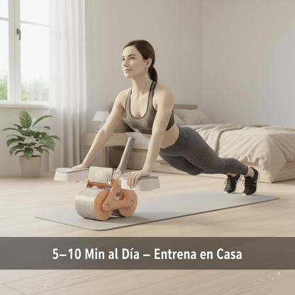 Rueda Abdominal Digital PowerCore™ Entrena tu abdomen con control, apoyo y estabilidad.