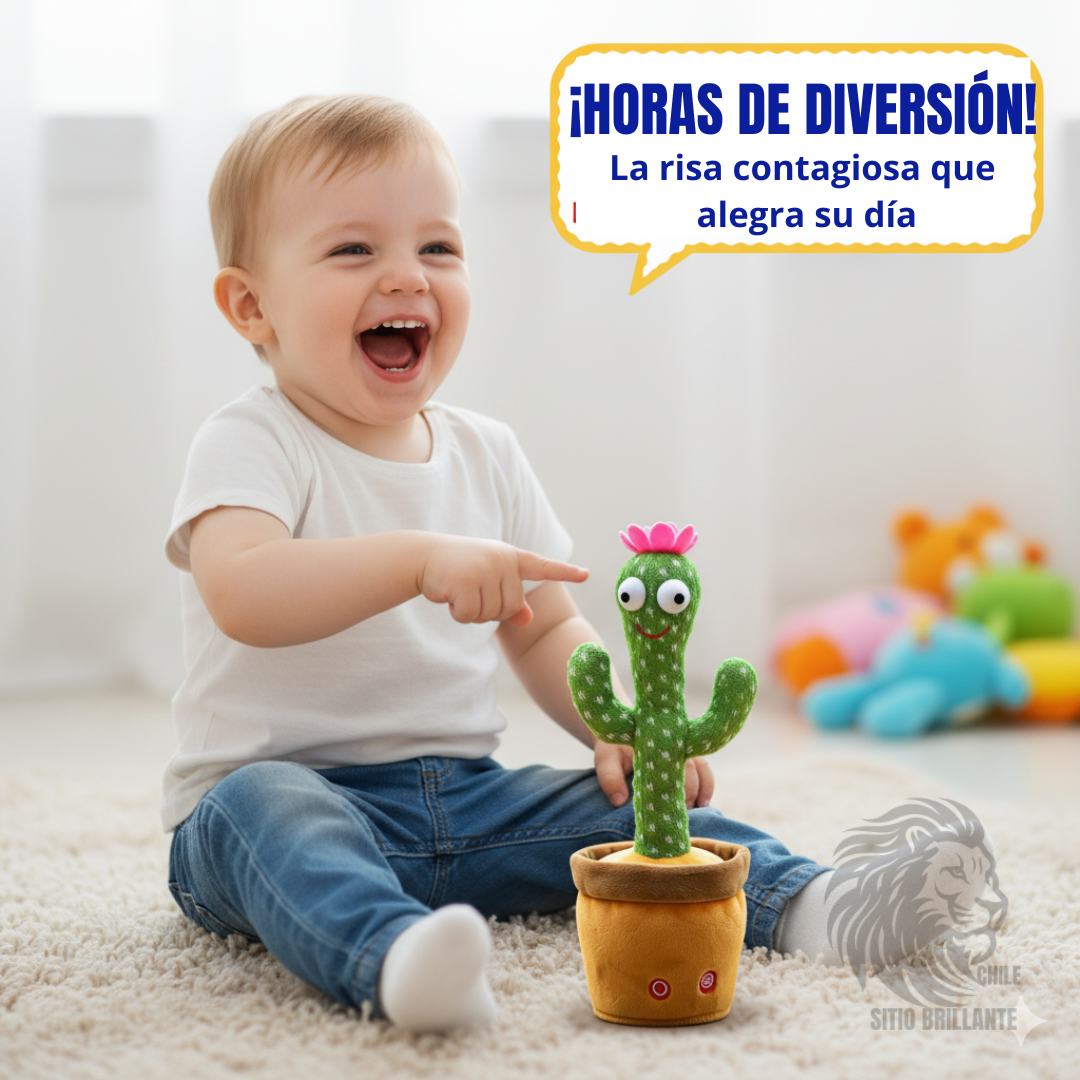 Parlanchín™ El Cactus que baila, canta e imita tu voz
